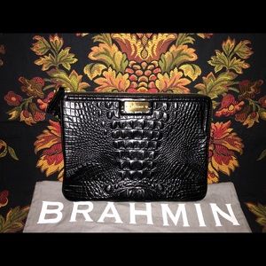 Brahmin Tablet Clutch in Black
